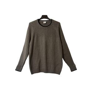 Columbia Sportswear Sweater Mens Size L Dark Gray Pullover Cotton Crew Neck Warm